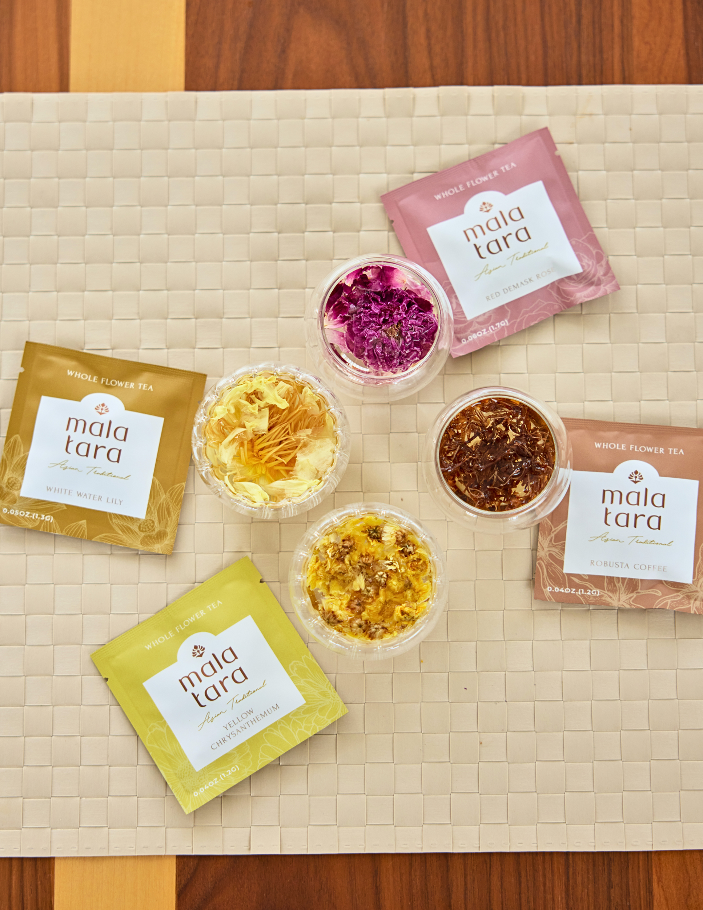 Mini Sampler Bundle (1 Mooncake + Flower Tea Mini Sampler)