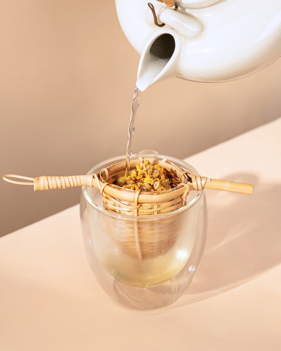 Yellow Chrysanthemum Whole Flower Tea Pouch