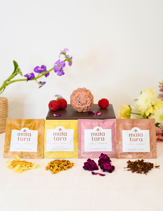 Mini Sampler Bundle (1 Mooncake + Flower Tea Mini Sampler)