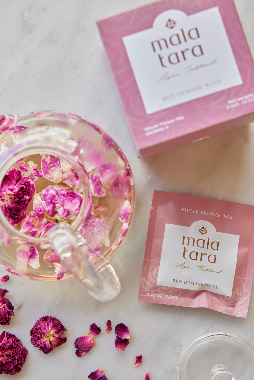 DAMASK ROSE FLOWER TEA