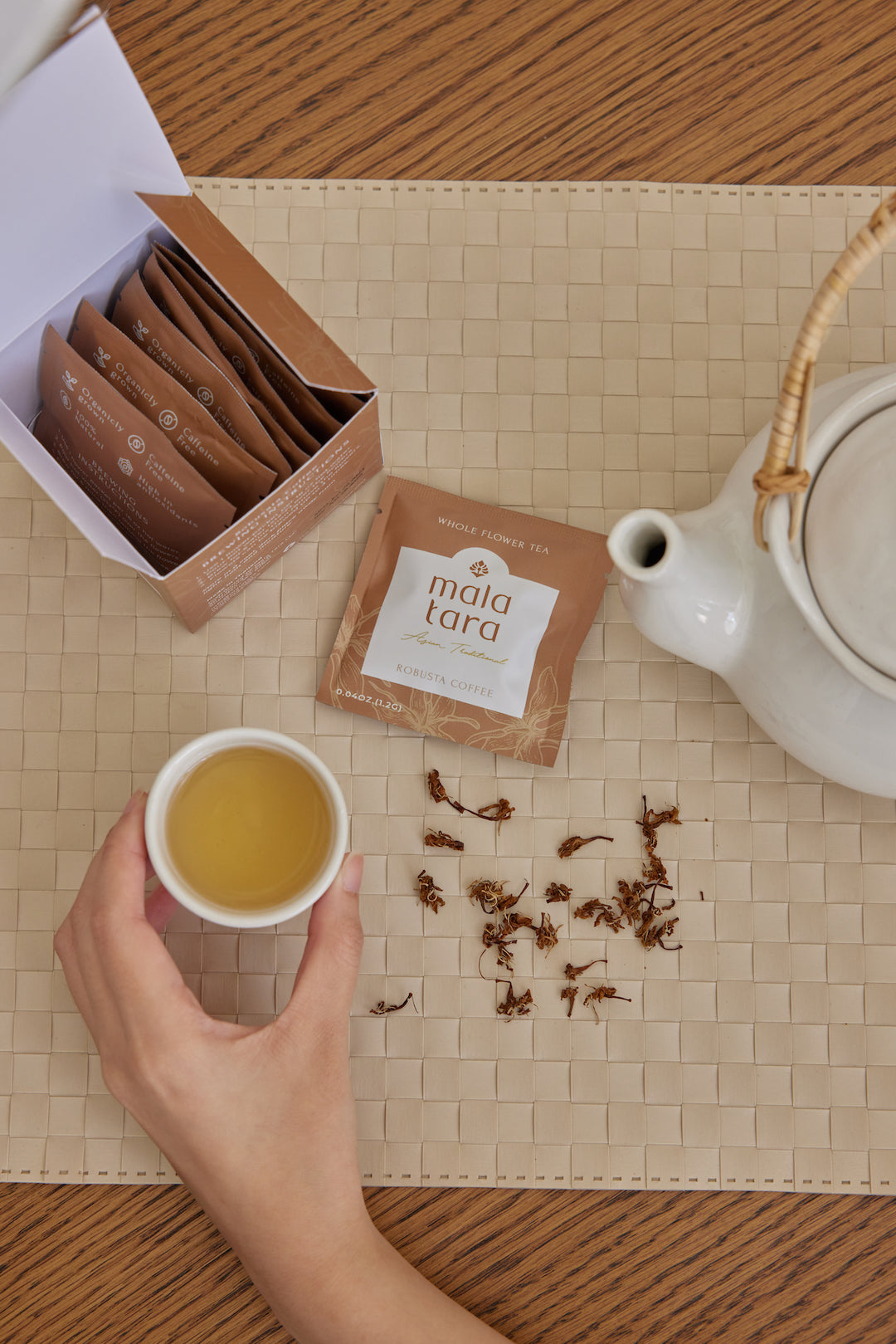 Coffee Flower Tea Box – Mala Tara