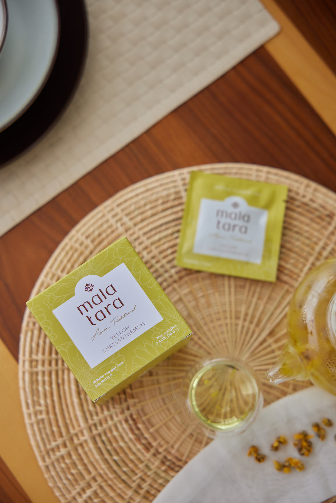 Yellow Chrysanthemum Whole Flower Tea Box – Mala Tara