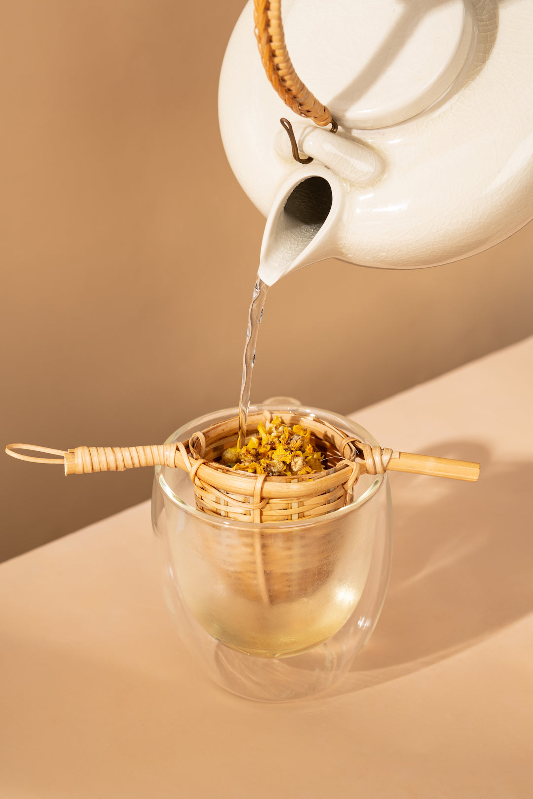 BAMBOO TEA STRAINER